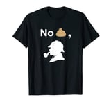 No Sh-t Sherlock Holmes T-Shirt Funny Sarcastic Silhouette T-Shirt