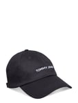 Tjw Linear Logo Cap Black Tommy Hilfiger