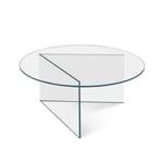 Friends & Founders - Pond Lounge Table Large - Clear Glass - Soffbord - Ida Linea Hildebrand - Transparent - Glas