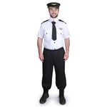 Dress Up America Costume De Pilote Adulte De Luxe Pour Jeu De Rôle - Déguisement De Fête d'Halloween - Tenue De Cosplay Pour Adulte