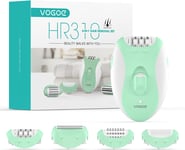 VOGOE Epilator for Women, 4-in-1 Epilators Hair Removal with 2 Speeds, & Razor