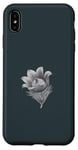 Coque pour iPhone XS Max Pasqueflower gris