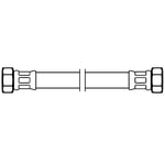 Fleksibel Slange Dn8 Fxmshort 3/8"Xm10X1 50 Cm