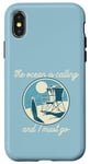 Coque pour iPhone X/XS THE OCEAN IS APPELING AND I MUST GO Surf Beach Surfing Meme