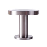 Dusty Deco - Cufflink Side Table Polished Stainless Steel, Round - Småbord & sidebord - Edin & Lina Kjellvertz - Sølv - Metall