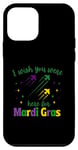 Coque pour iPhone 12 mini T-shirt « I Wish You Were Here for Mardi Gras »