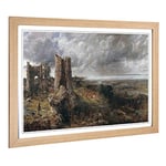 Big Box Art Framed Print of John Constable Hadleigh Castle, The Mouth of The Thames Design | Wall Art Picture| Home Decor for Living Room, Bedroom, Office, Oak, A2 / 24.5x18 Inch / 62x45cm