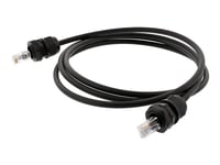 Deltaco Sftp-62Ah-Wp - Patchkabel - Rj-45 (Han) Til Rj-45 (Han) - 2 M - S/Ftp - Cat 6A - Sort