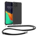 Crossbody Case for Samsung Galaxy M33 5G with Neck Lanyard Strap