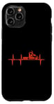 Coque pour iPhone 11 Pro Trucker Heartbeat Truck Driver Heartbeat