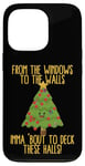 Coque pour iPhone 13 Pro From The Window To The Wall Poème de Noël avec citation de Noël