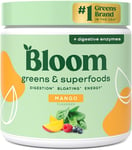 Super Greens Powder Smoothie & Juice Mix - Probiotics for Digestive Health & Blo