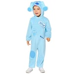 Amscan - Costume enfant Blues Clues, bleu et malin, Jumpsuit, Carnaval