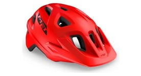 Casque all mountain met echo rouge mat