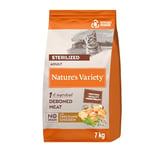 Nature's Variety Selected - Croquettes pour chats stérilisés avec poulet désosté, Multicolour, 7 kg (Lot de 1)