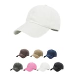 Aomig Casquette de Baseball, Style Rétro Ancien Anti-Soleil Baseball Cap, Homme Femme été Unisexe Réglable Casquettes Sport Extérieur Sunhat Chapeau(Blanc)