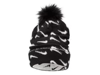 Nike Kids Swoosh Pom Pom Beanie Hat FJ6306 010