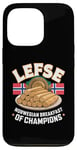 iPhone 13 Pro Lefse Norwegian Breakfast If Champions - Norway Food Case