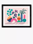 EAST END PRINTS Rachel Lee 'House Plants' Framed Print