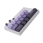 UK (Purple)Mechanical Keyboard Ornaments Decoration Luminous Display With Number