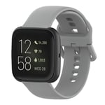 Fitbit Versa 2 / Versa / Versa Lite / Blaze silikonklokkerem - Grå