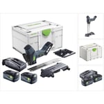 Isc 240 EB-Basic Scie à métaux sans fil 18 v 240 mm + 2x batterie 5,0 Ah + chargeur + Systainer - Festool