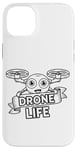 Coque pour iPhone 14 Plus Drone Pilot RC Quadcopter Drone Racer Cartoon