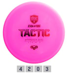 Frisbeegolfkiekko Discmania Midrange Driver Hard Exo Tactice Evolution, roosa