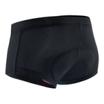 Cykelunderkläder damer Sportmönster Shorts Tight Cykel Sh Black L