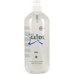 Just Glide Anal: Vattenbaserat Glidmedel, 1000 Ml Transparent