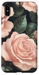 Coque pour iPhone XS Max Blush Rose Bloom Dark Garden Design