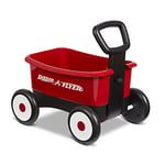 Radio Flyer Push & Pull Walker Wagon, 2-in-1 Wagon, Ages 1-4, Red