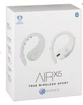 AIR X5 Bluetooth Earphones Water Resistant True Wireless Sport X5 Series WHITE