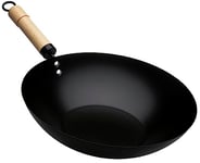 Ancillary Range 30 cm Non Stick Wok, Black