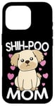 Coque pour iPhone 16 Pro Shih-Poo Maman Fête des Mères Grand-mère Chien Maman