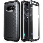 Clayco Coque pour Galaxy S7 Edge, [Série Hera] Coque intégrale Robuste avec Protecteur d'écran intégré pour Samsung Galaxy S7 Edge (Version 2016) (Noir)