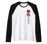 Ninjutsu Bujinkan Dragon Symbol ninja Dojo training kanji Raglan Baseball Tee