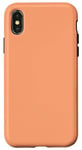 Coque pour iPhone X/XS Coque abricot orange