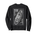 Planet Earth Solar System Planets You Are Here Astronomy Sweatshirt