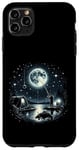 Coque pour iPhone 11 Pro Max Conception de pêcheur de nuit - pêche à la carpe la nuit