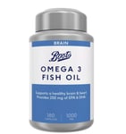 Boots Omega 3 Fish Oil, Omega Oils, Cod Liver Oil & Glucosamine - 180 Capsules