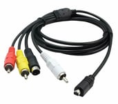 AV TV Video Cable For Sony Camcorder Handycam Mini DV DVD Camcorder