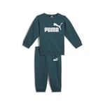 PUMA Mixte Bébé Minicats Crew Jogger FL Survêtement, Vert Froid, 86 EU