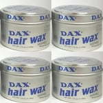 4x Dax Hair Wax WASHABLE 99g Tin