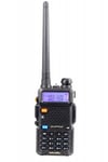 Baofeng UV-5R Komradio VHF/UHF 136-174/400-520MHz 5W - Svart