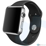 Bracelet sport noir pour apple watch 38mm