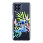 ERT GROUP Coque de téléphone Portable pour Samsung M33 5G Original et sous Licence Officielle Disney Motif Stitch 008 Parfaitement adapté à la Forme du téléphone Portable, partiel imprimé