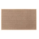 Tapis De Cuisine Devant ​Evier Lavable Antidérapant En Caoutchouc Et Lavable, Couleur du Jute(1 Pcs Pour 50x80cm)