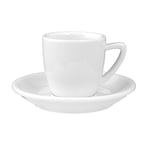 'Holst Porcelaine CF 008 FA1 Moka/Set à Expresso Conform 0, 06 L avec Uta 111, Plastique, Blanc, 11 x 11 x 6 cm, 6 unités