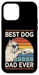 Coque pour iPhone 12 mini West Highland White Westie Dad Best Dog Dad Fête des pères Homme